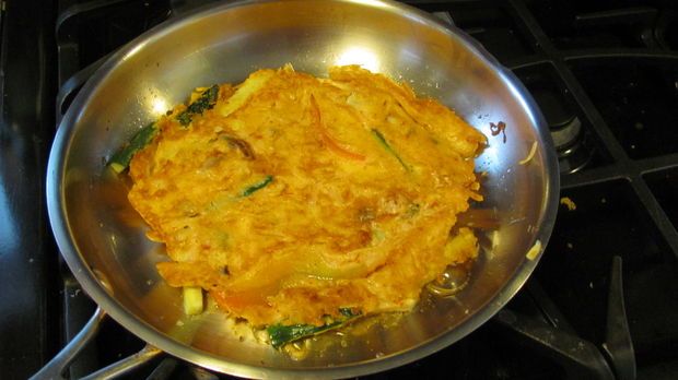 Korean Kimchi Pancakes