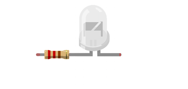 Solder the Resistors to LED