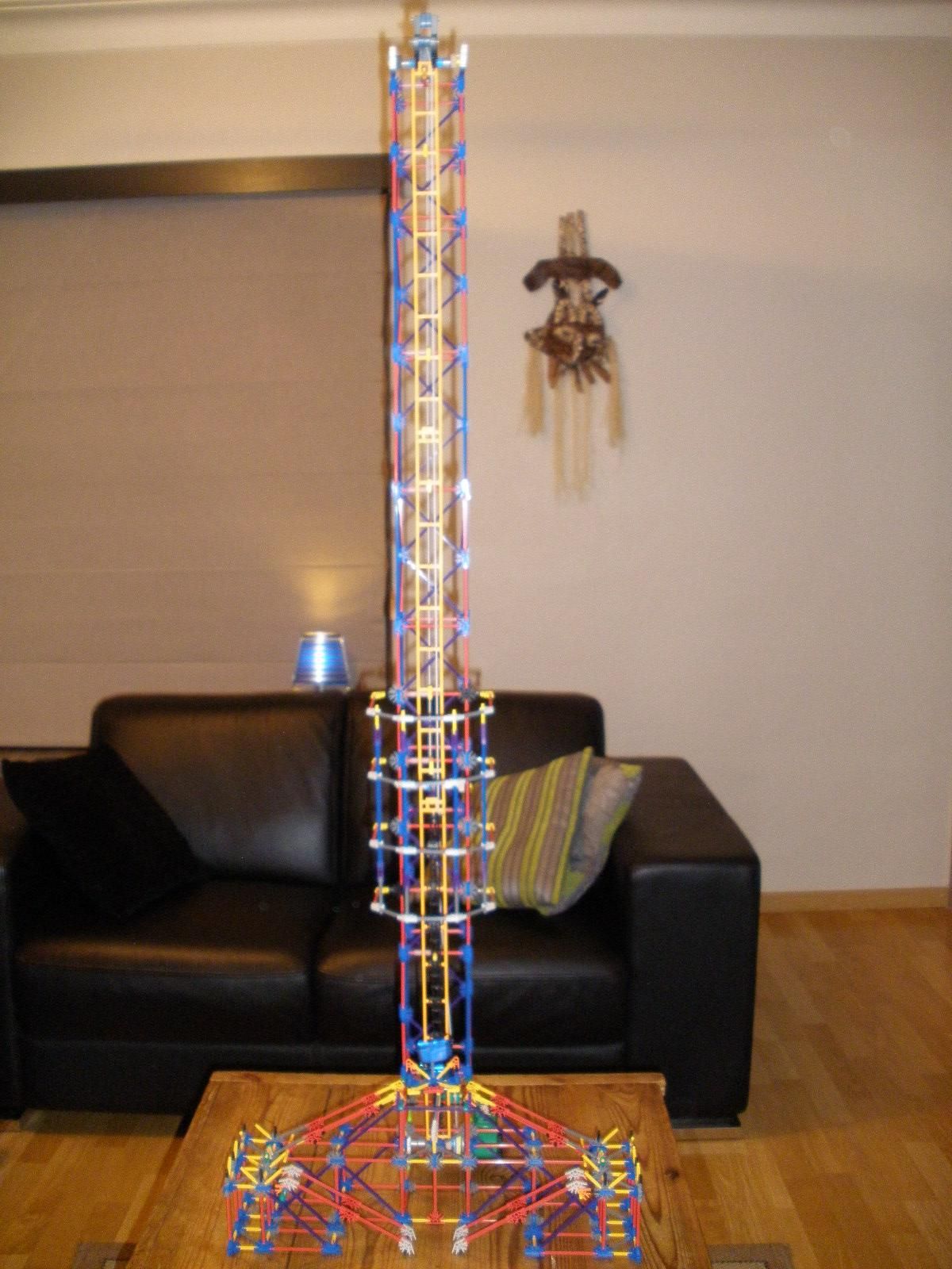 THE HELLIVATOR (drop Tower From Micro-k'nex)