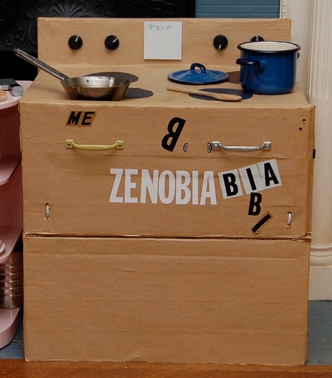Build a Play Stove From Recycled Laminated Cardboard 17 Steps (with