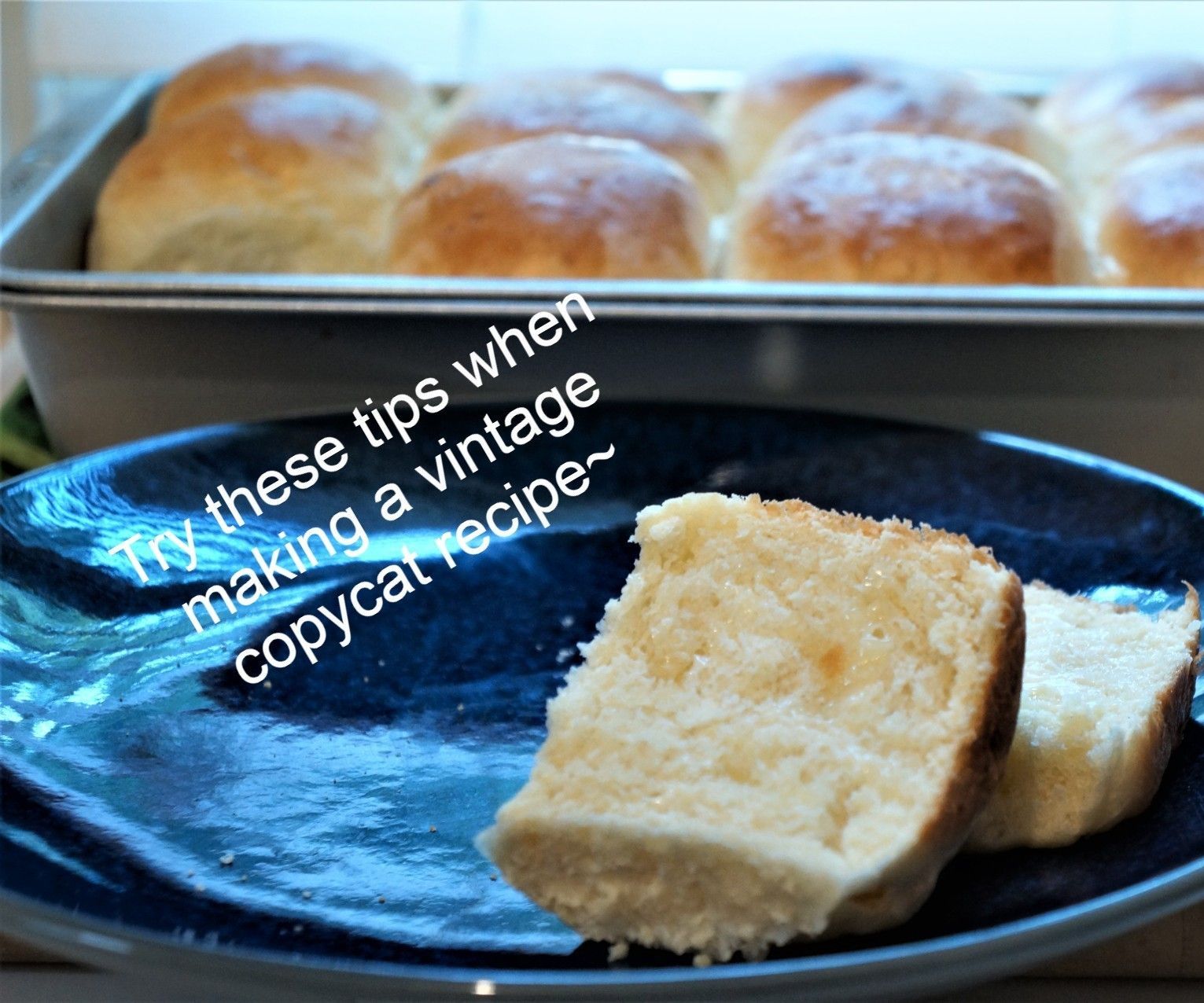 Vintage Copycat School Cafeteria Yeast Rolls