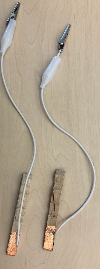 Attach Wires With Copper Tape