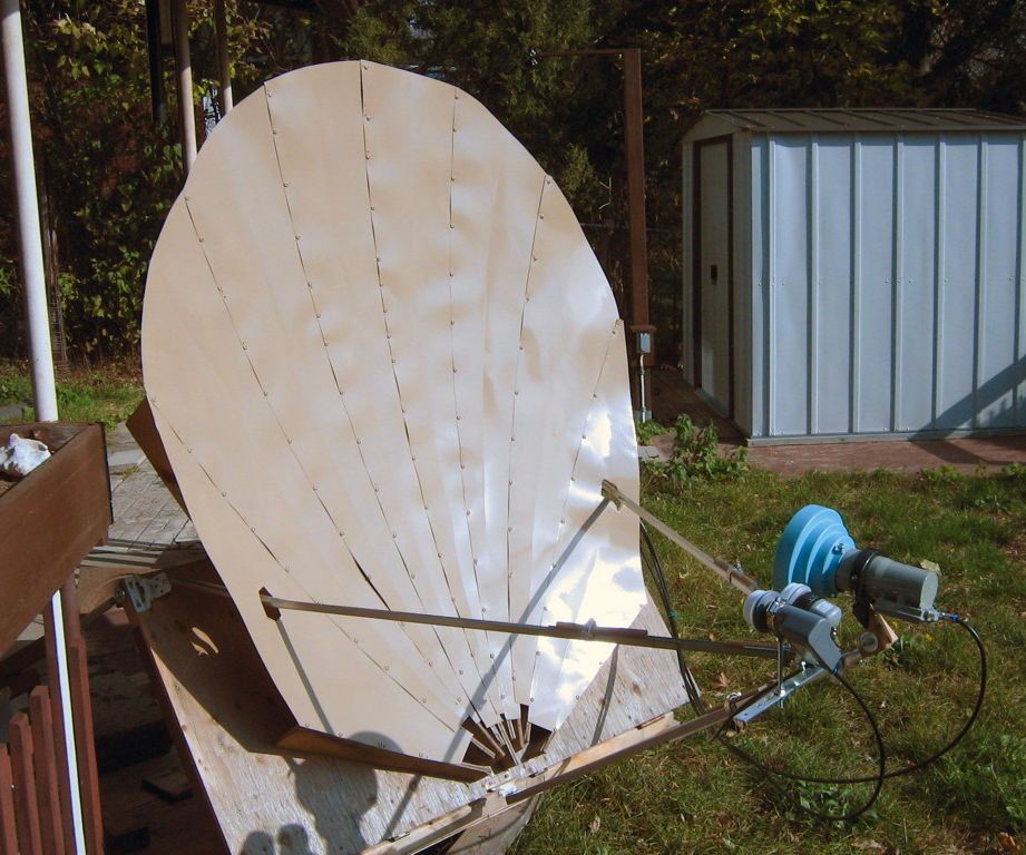 Scratchbuilt Wooden Offset Satellite Dish 11 Steps (with Pictures