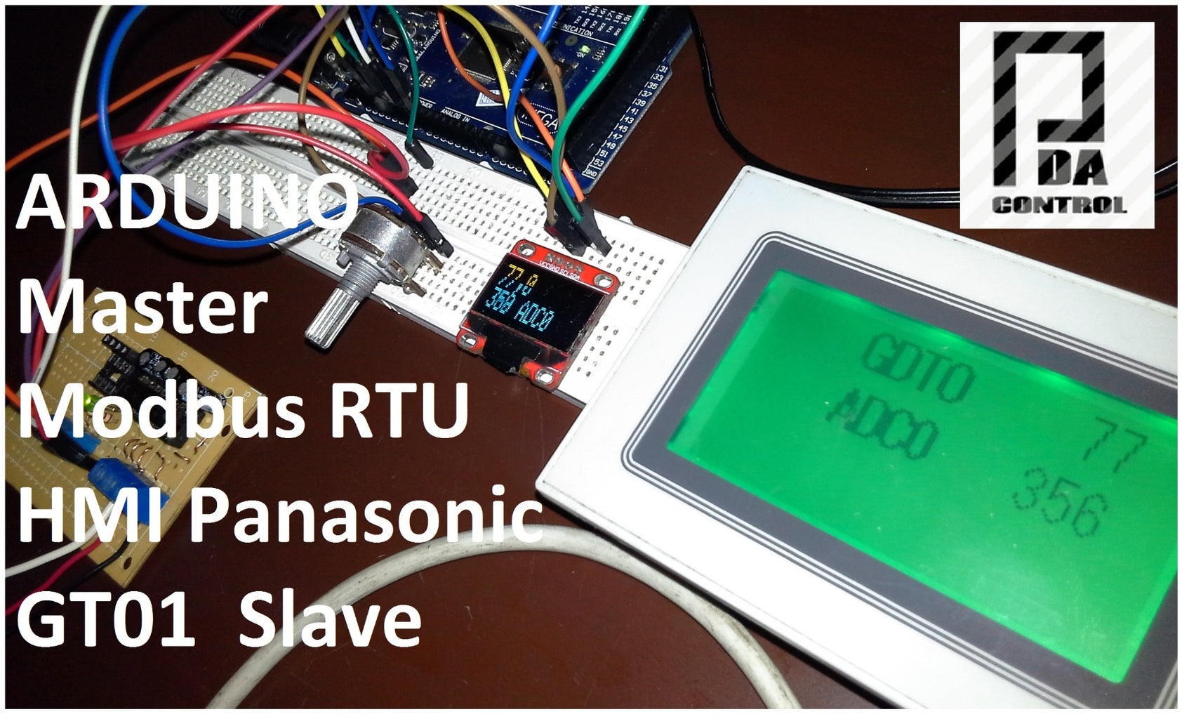 Arduino Modbus Master RTU and HMI GT01 Panasonic : 3 Steps - Instructables