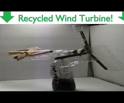 How to Make a Wind Turbine Out of Water Bottles!