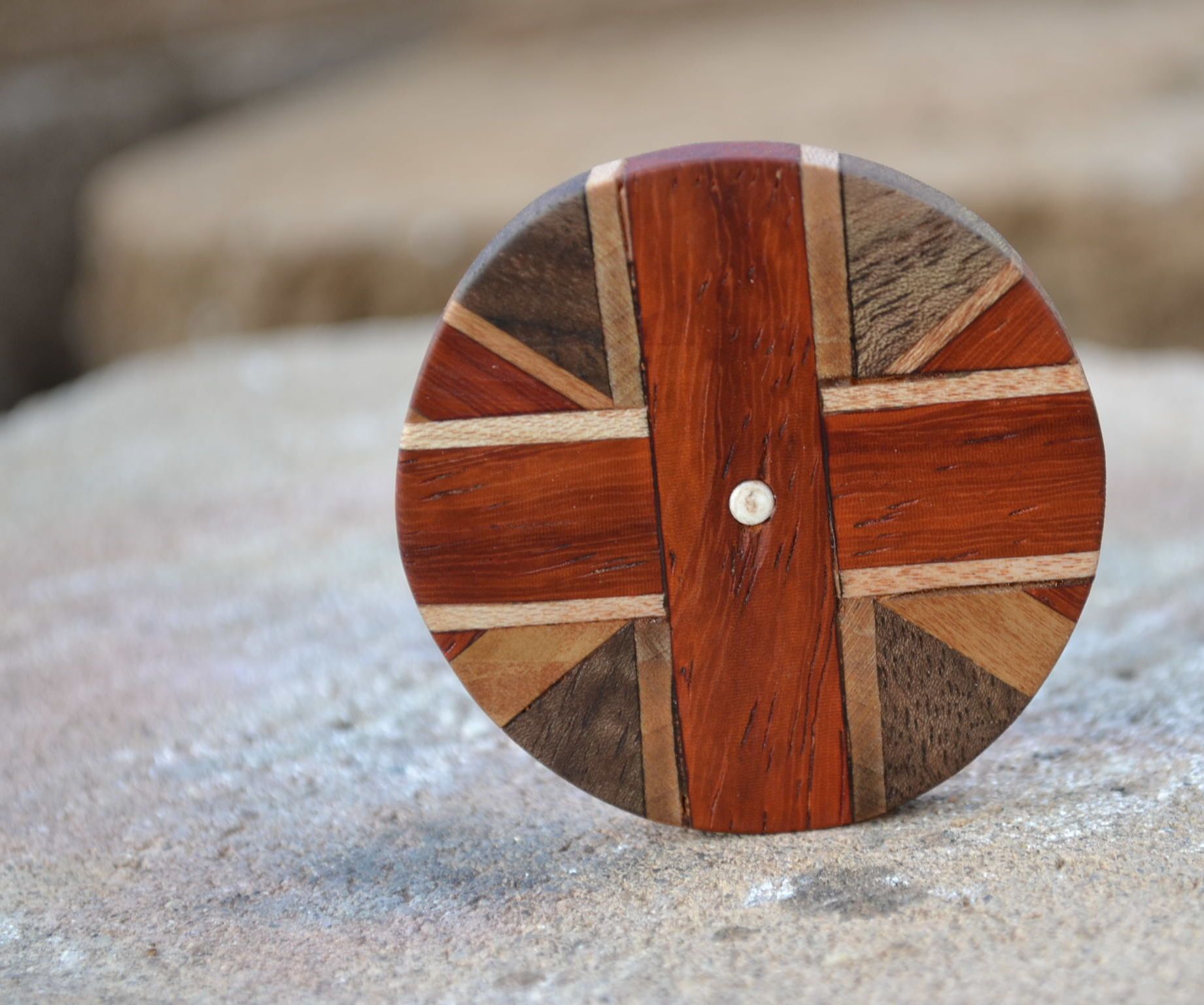 Handmade Union Jack Coaster From Scrapwood!!!