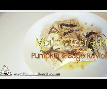 Mountain Bread™ - Pumpkin Ravioli With Sage Butter Sauce 