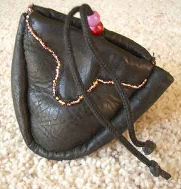 Shoe Leather Coin Purse