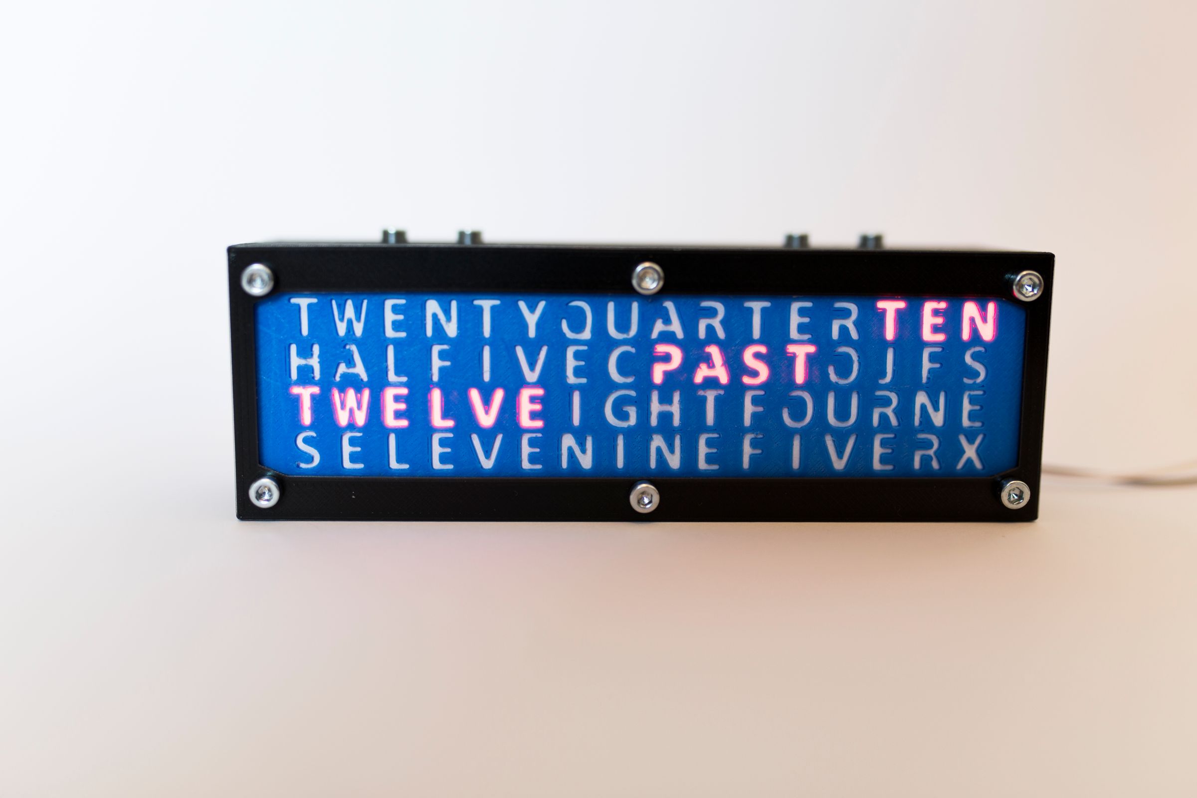 Mini Word Clock 3 Steps (with Pictures) Instructables