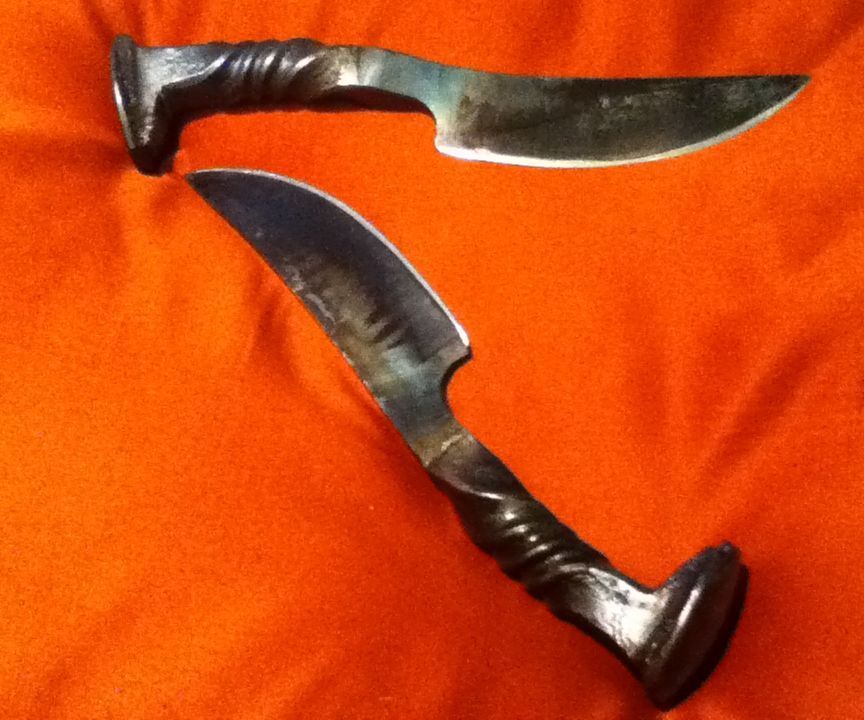 Belt Sheaths for Knives (with Thigh Strap)