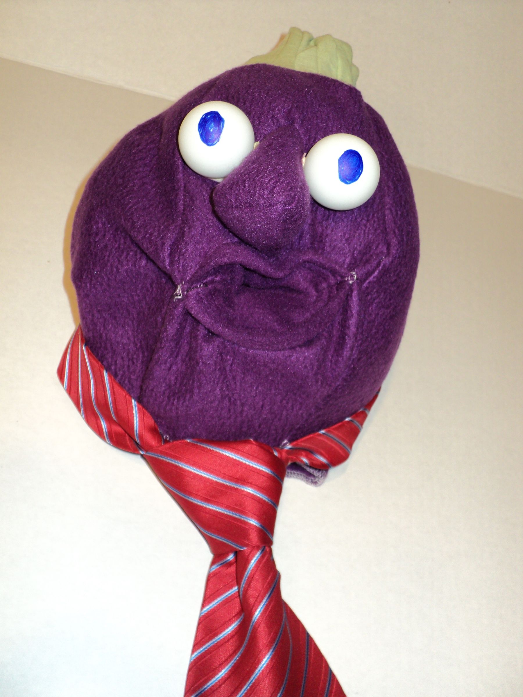 Rodney the Purple Fig Puppet