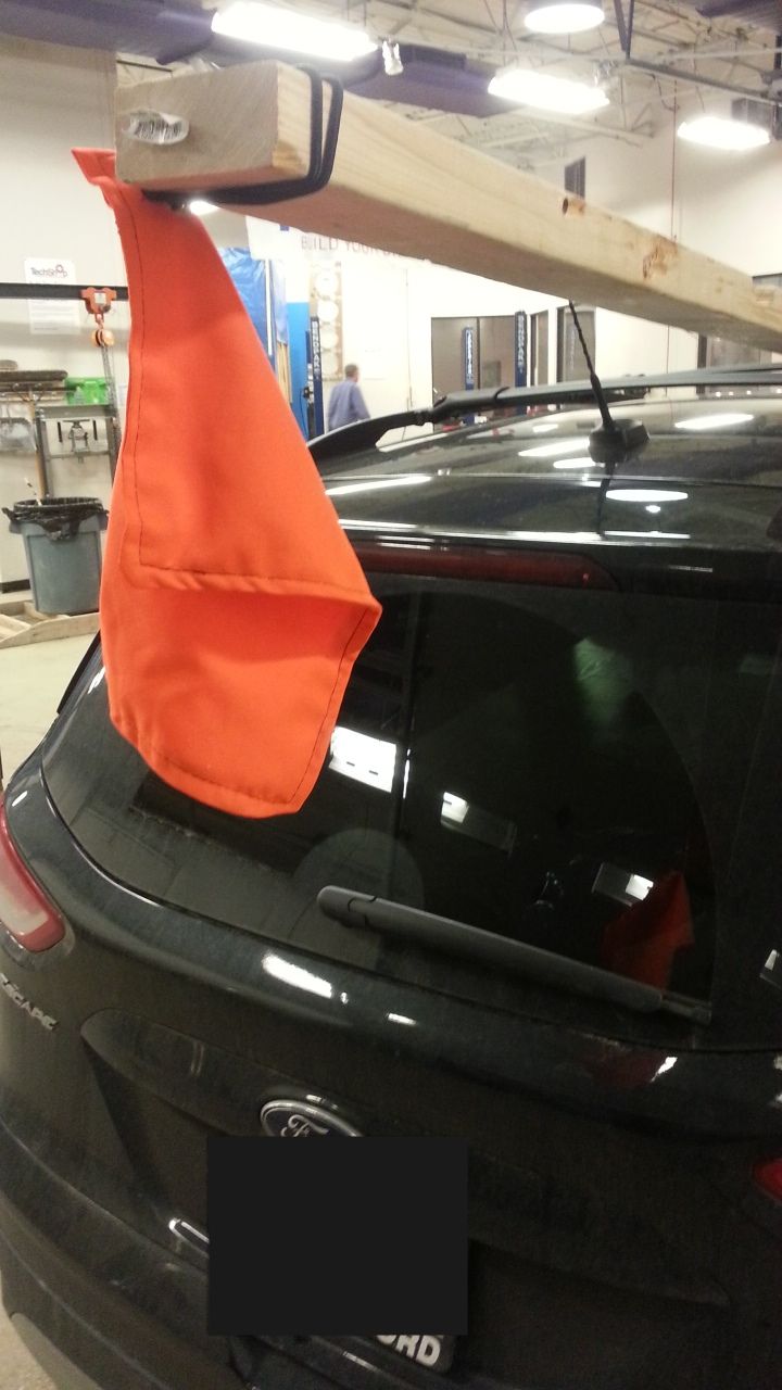 How to Make a Caution Flag for Hauling Oversized Lumber