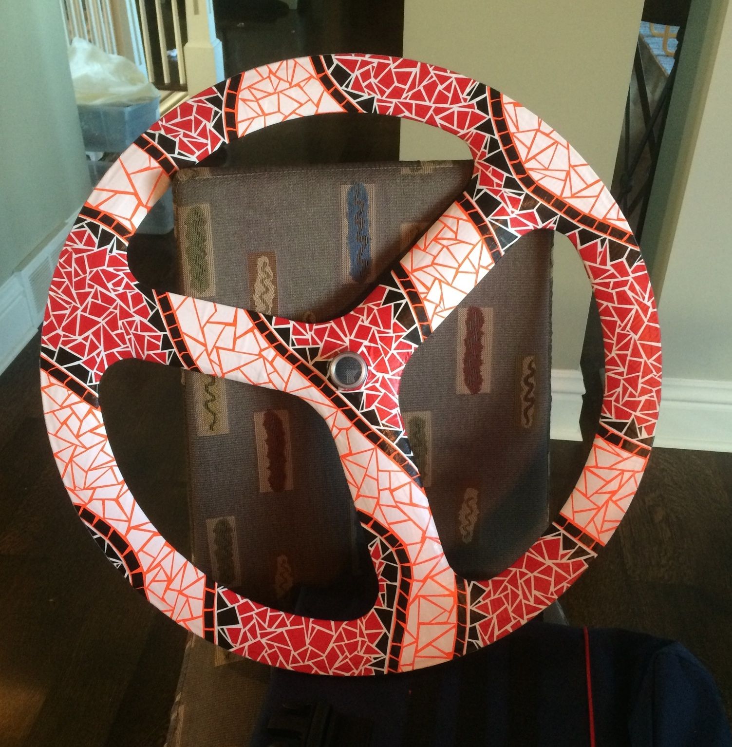 Duct Tape Bike Wheel Art 8 Steps (with Pictures) Instructables