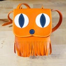 Leather Cat Purse