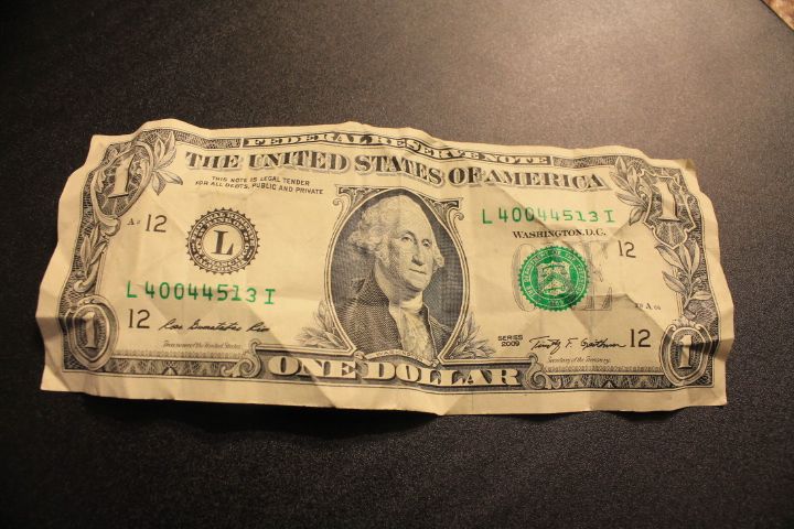 How to Fold a Dollar Bill Into a Heart