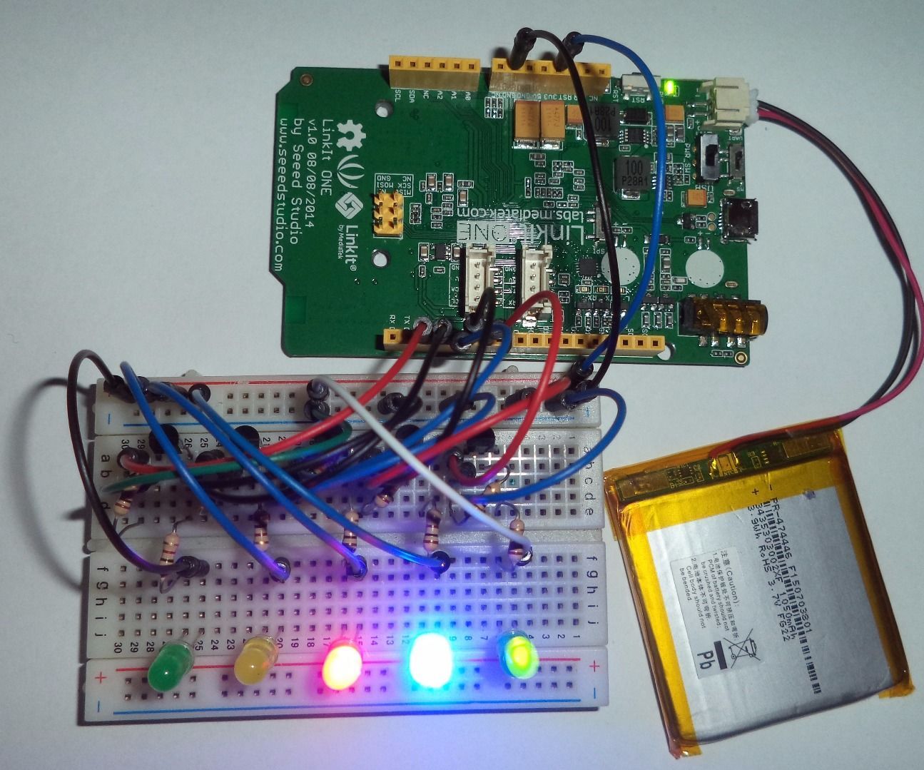 Linkit ONE - Led Lights Effects