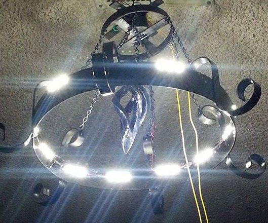 Iron LED Chandelier