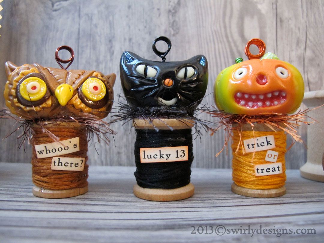 Halloween Place Card Holder Trio