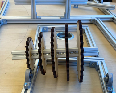 Tandwielen Op As Plaatsen