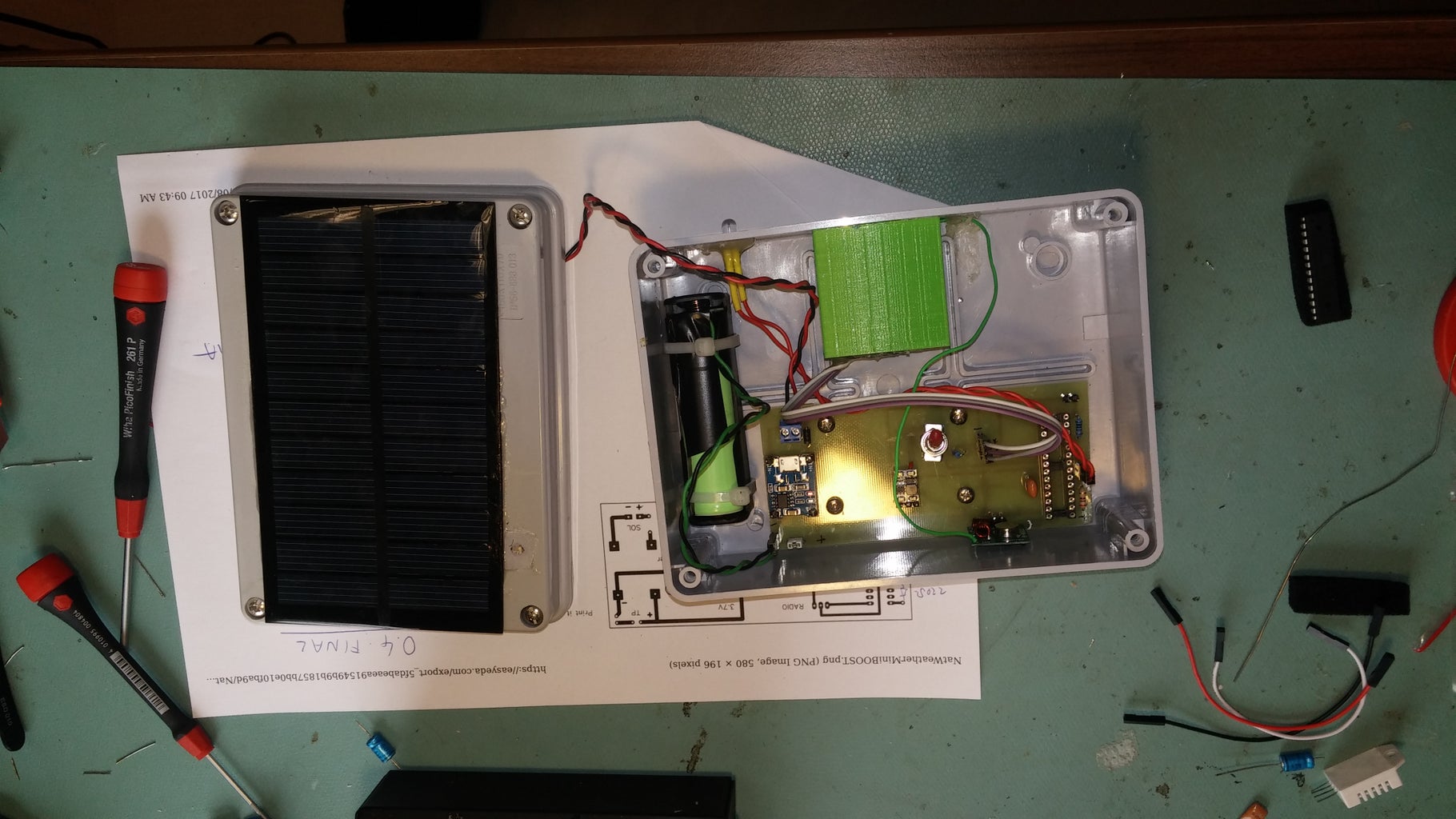NaTaLia Weather Station Arduino Solar Powered Weather Station Done the Circuit Diagram