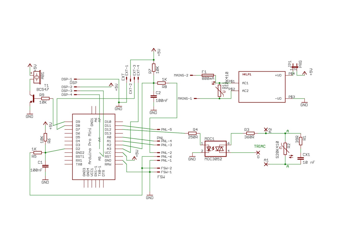 Updated Schematic PCB