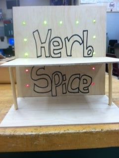 Light-up LED Shelf