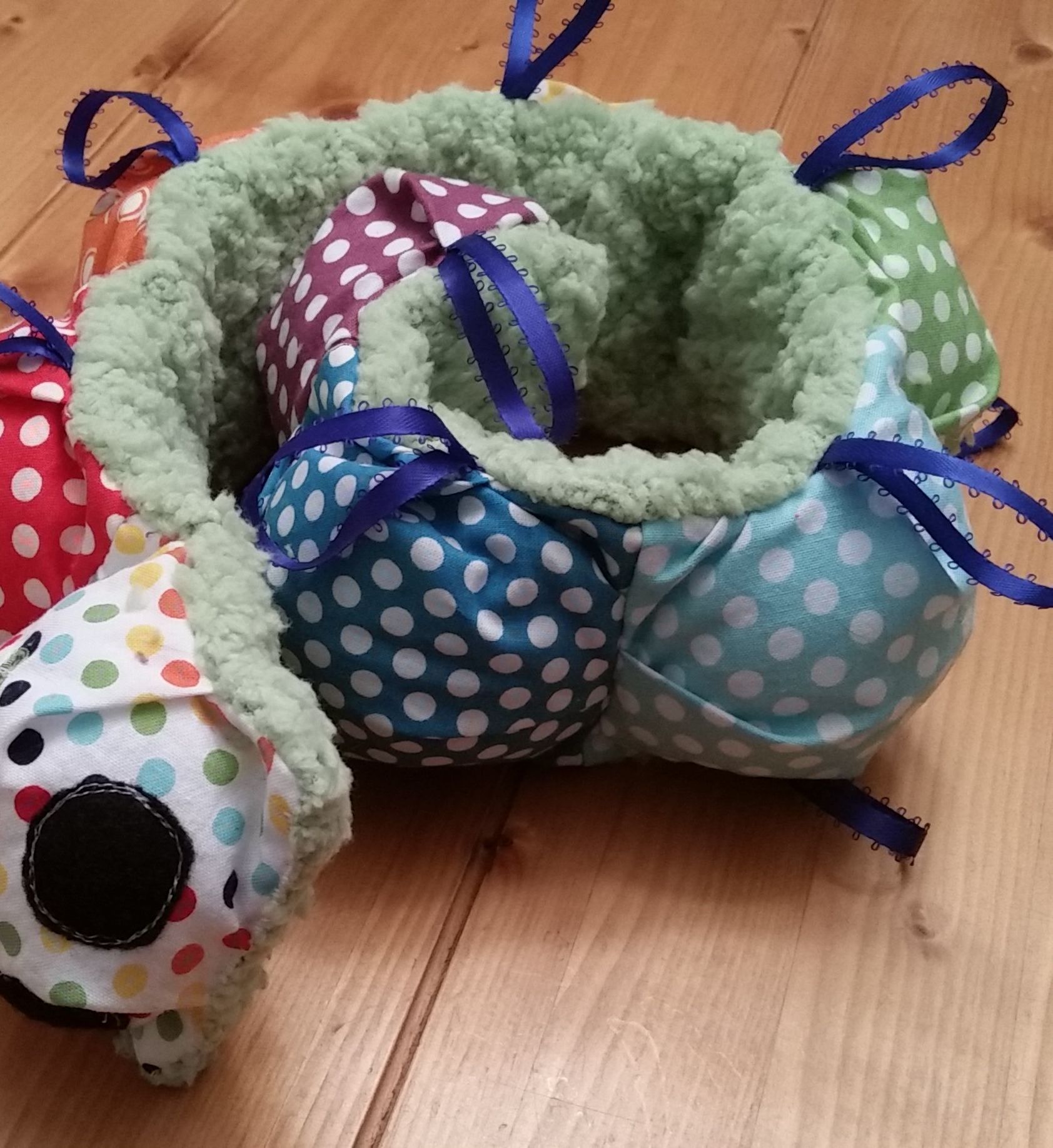 Rainbow Puff Caterpillar