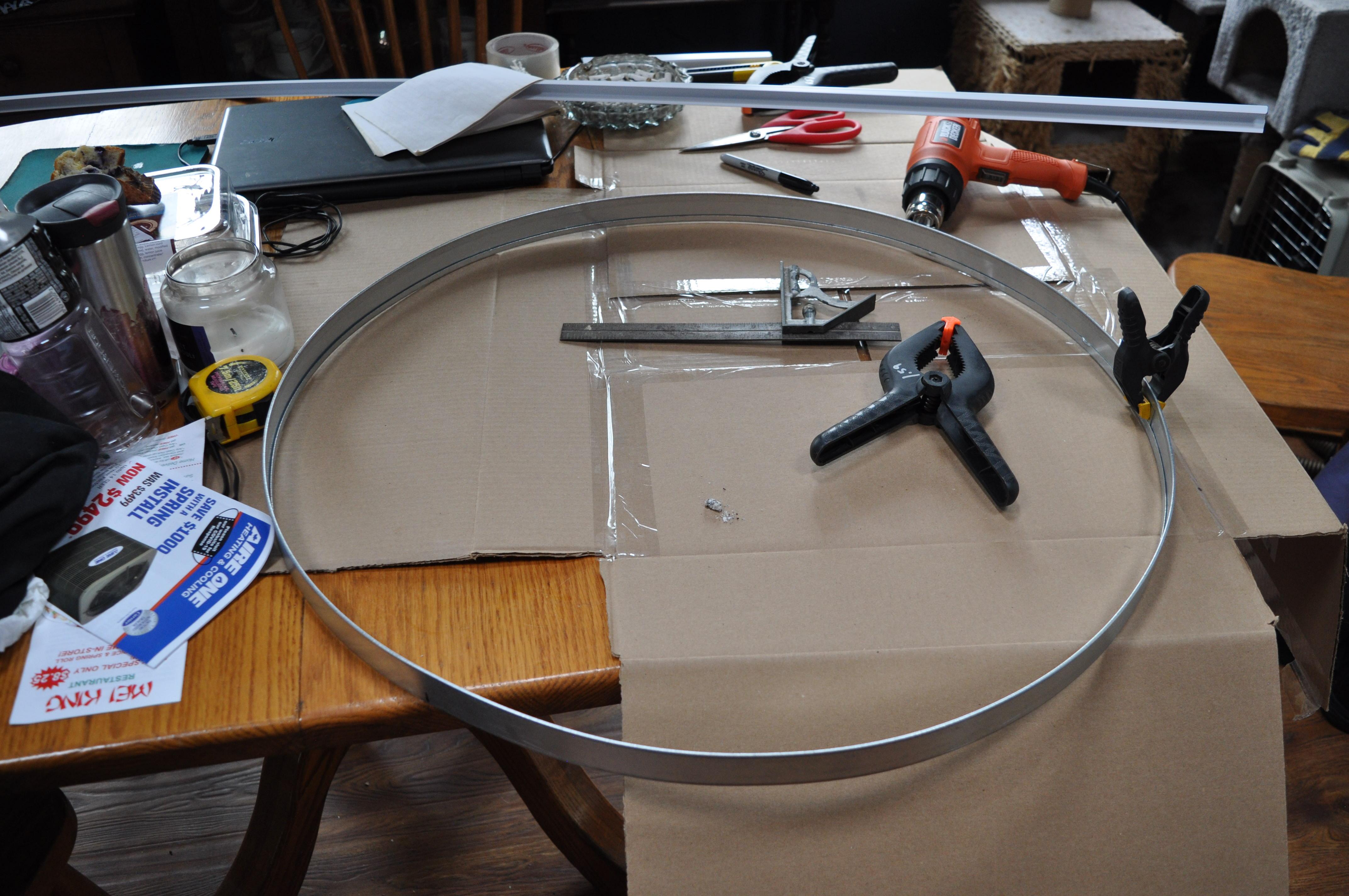 DIY LED Dartboard Ring Light 5 Steps Instructables