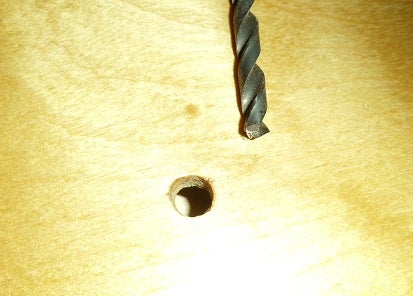 Drill Mounting Hole: