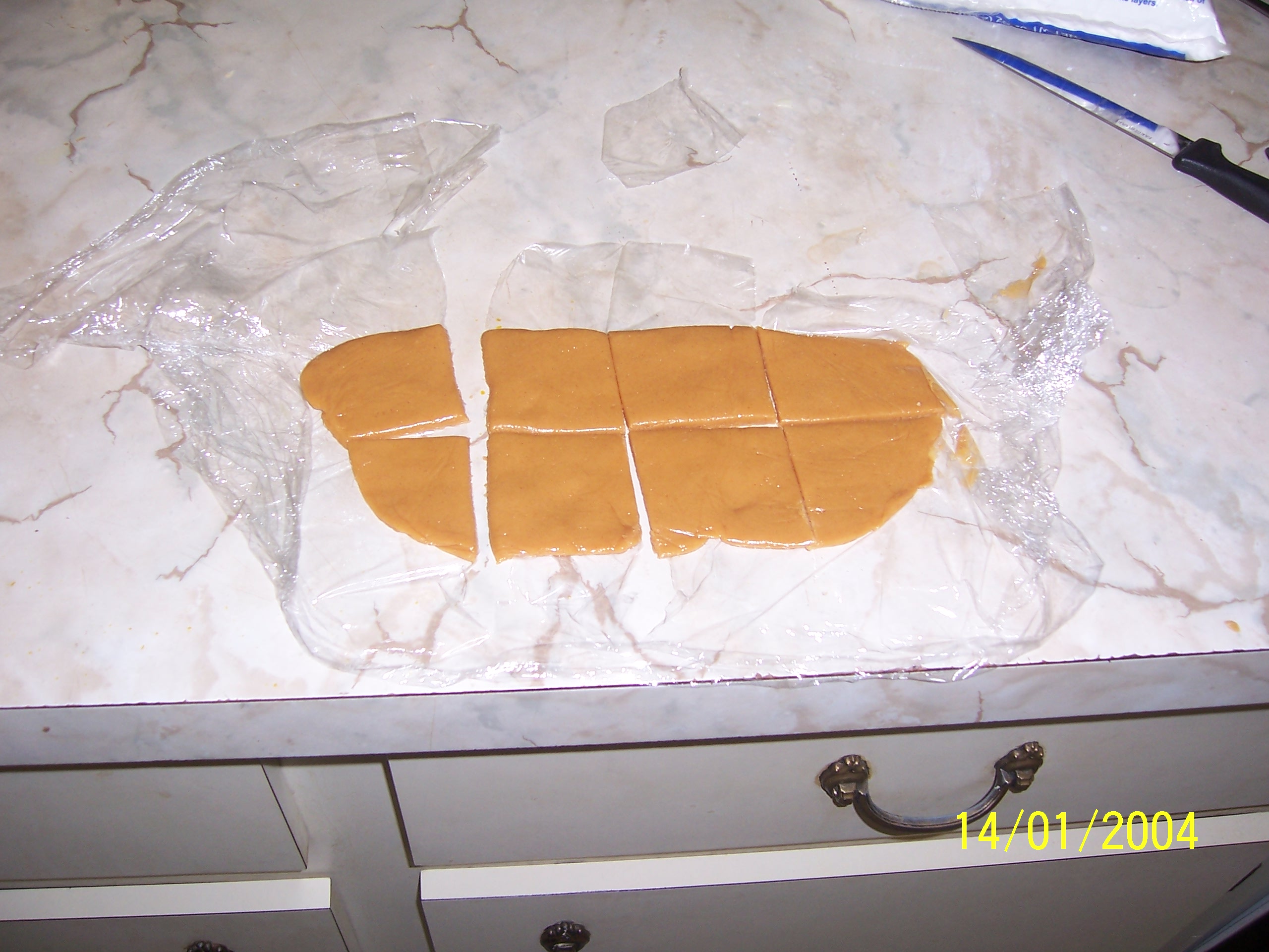 Easy Peanut Butter Frozen Fudge