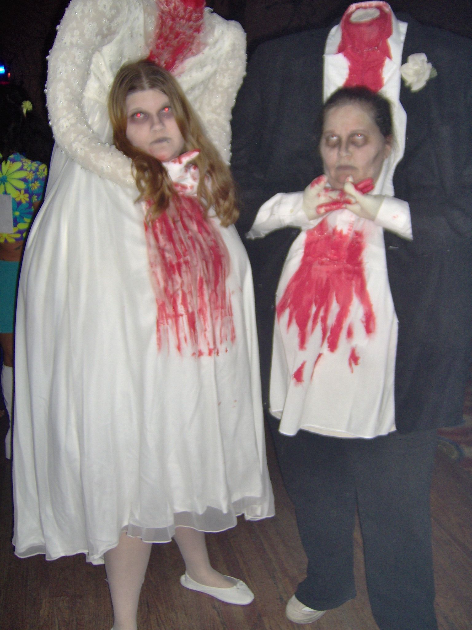 Headless Bride and Groom