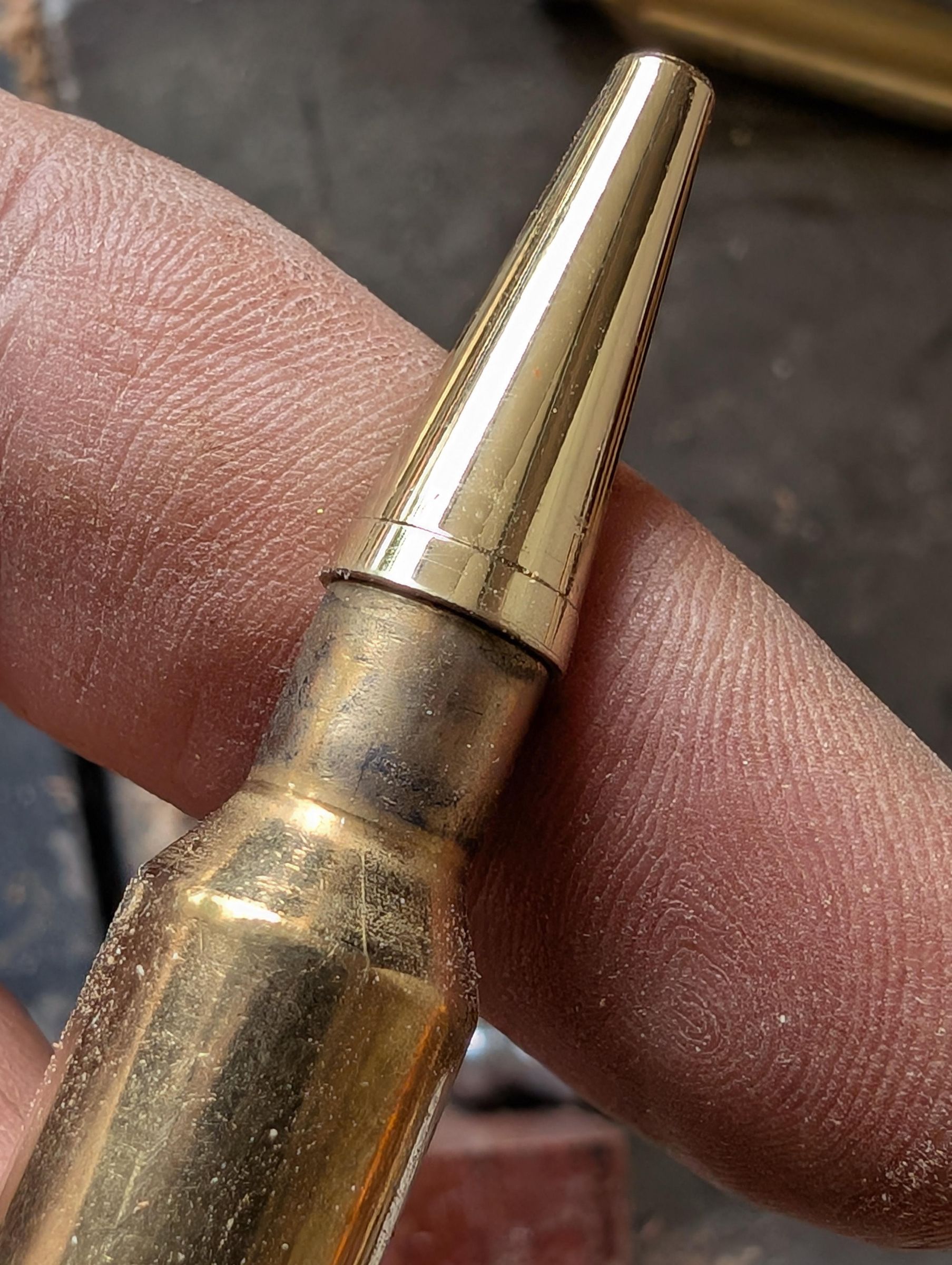 Flare the Shell Tip to Fit Pen Nib