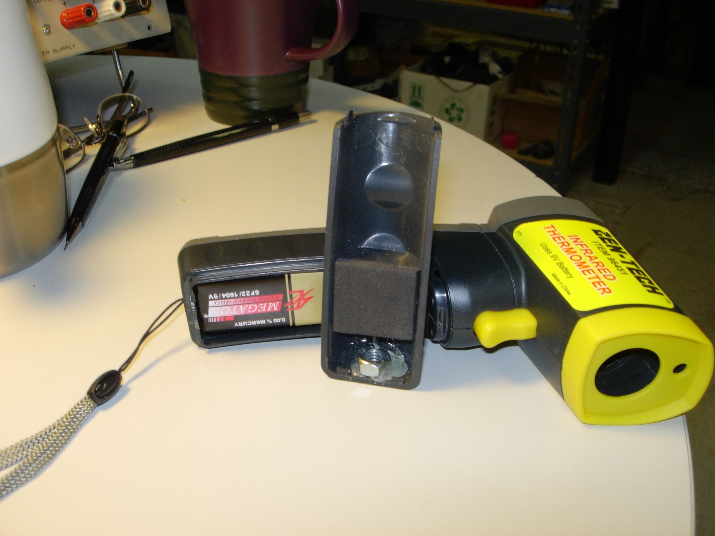 CenTech Infrared Thermometer Mount 5 Steps Instructables