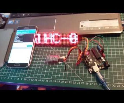 8x8 Matrix Display With BT