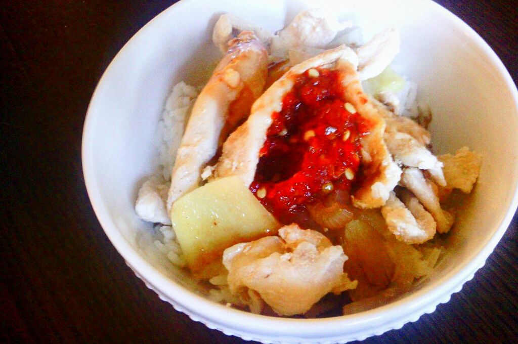 Ginger Chile Chicken With Rice