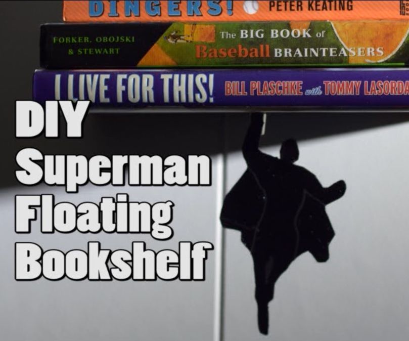 Superhero Floating Bookshelf