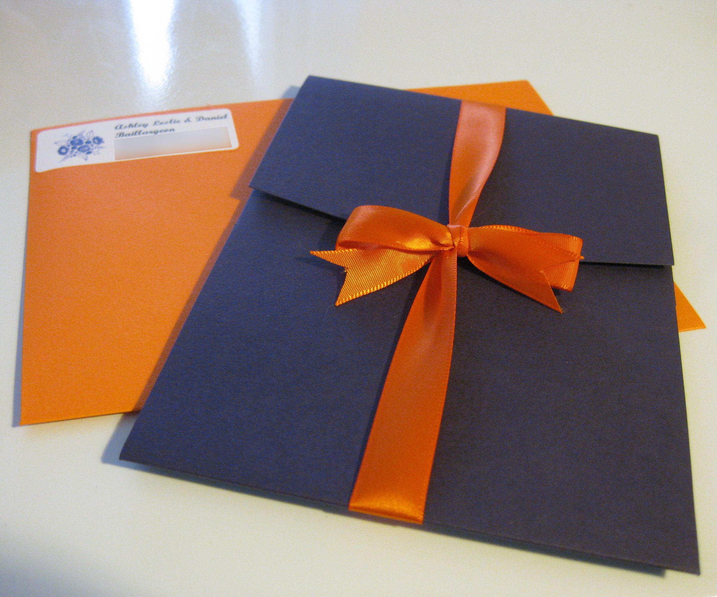 DIY Pocket Wedding Invitations