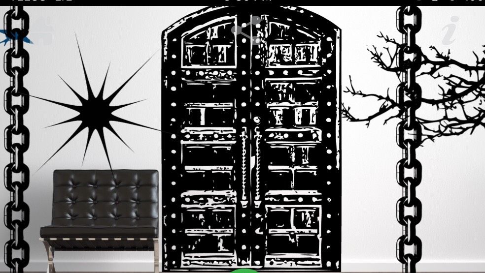 Haunted Wall Mural