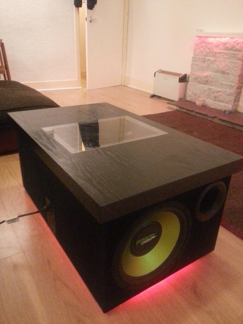 Subwoofer Coffee Table