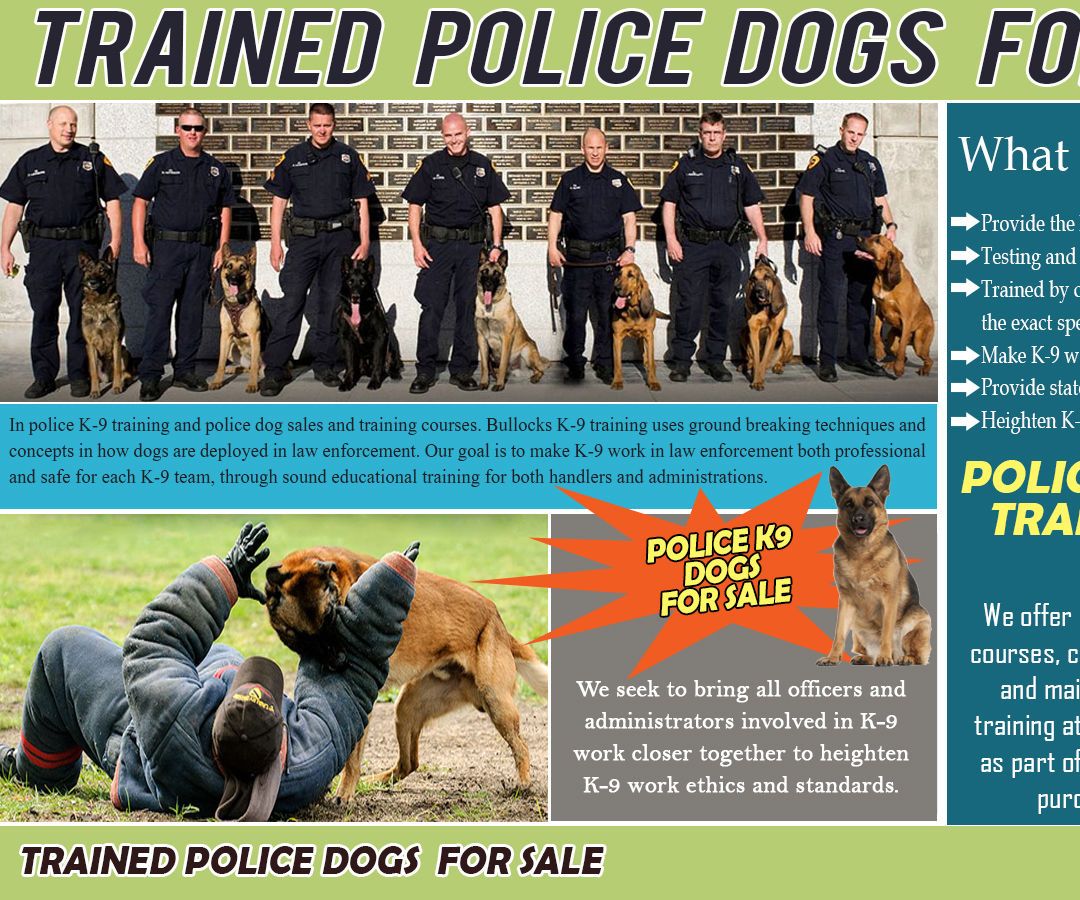 K9 Police Dogs