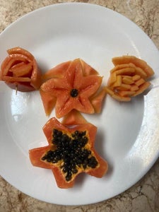 Papaya, Tomato & Cilantro Salad