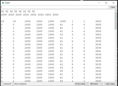 Testing and Calibrating QTR Sensor