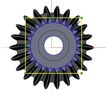 Main Crank Winding Gear Assembly