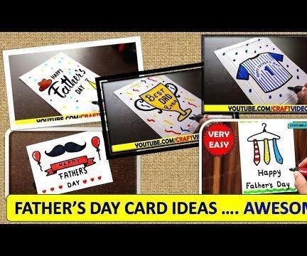 FATHER'S DAY CARD DRAWING EASY IDEAS - TOP 10