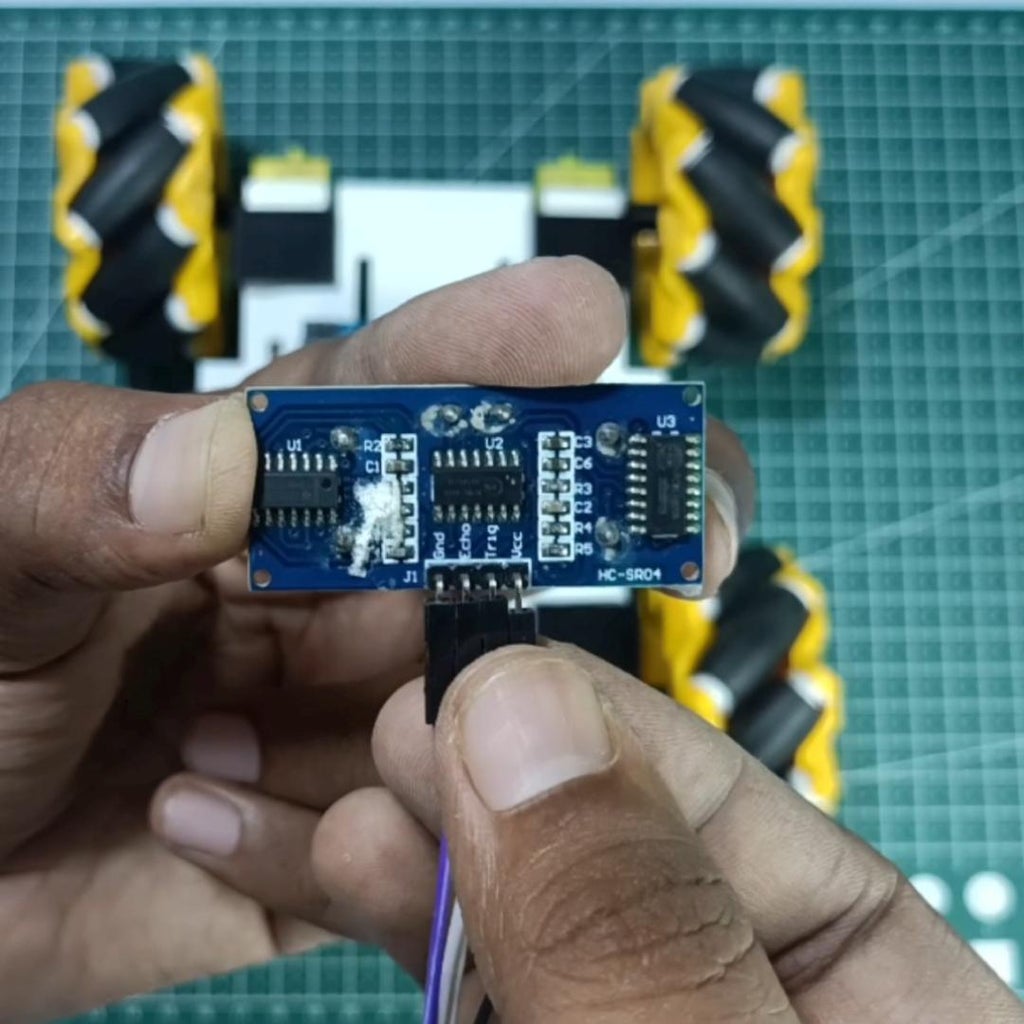 How to Make an Arduino Obstacle Avoiding Car With Mecanum Wheel : 4 ...