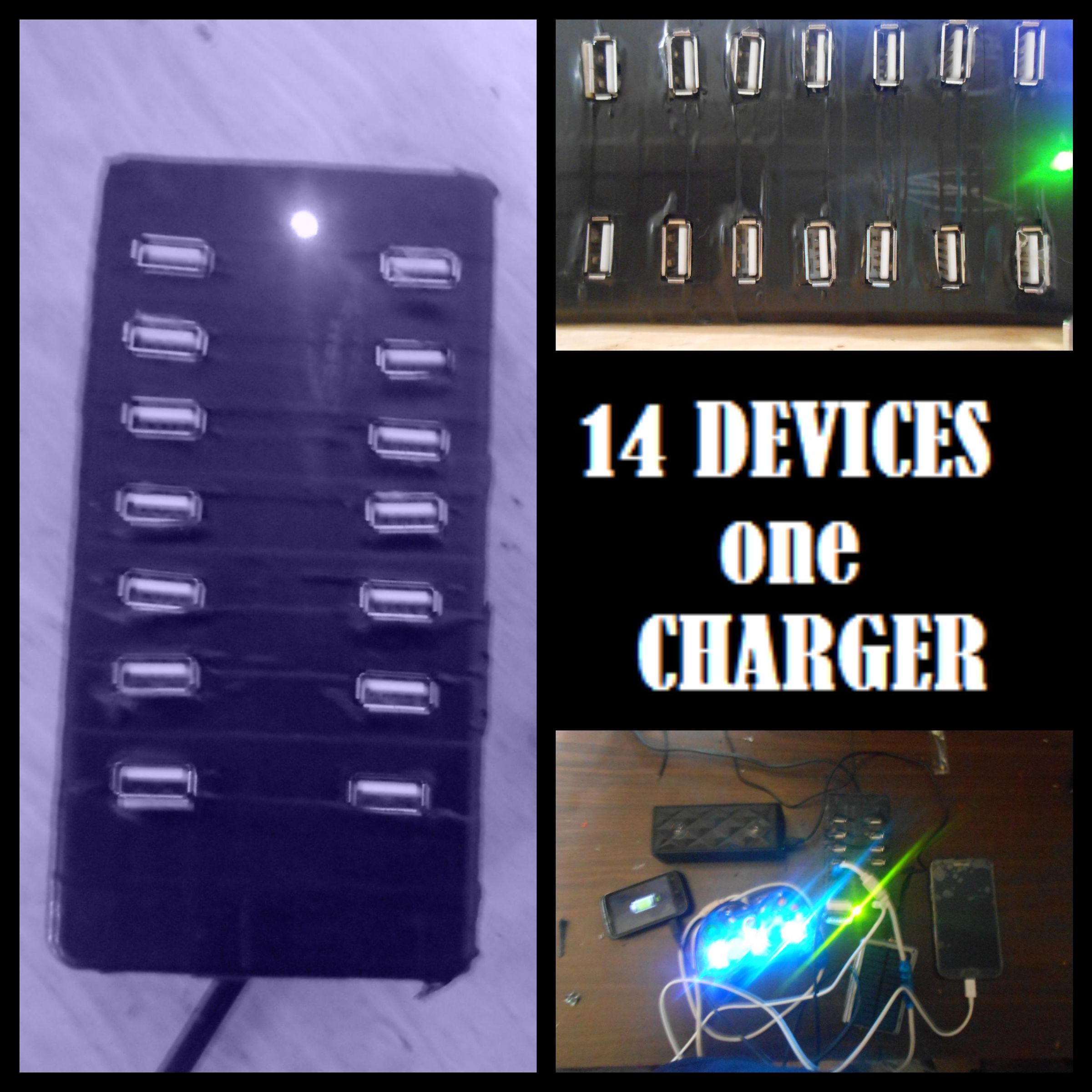 14x USB Charging Hub!