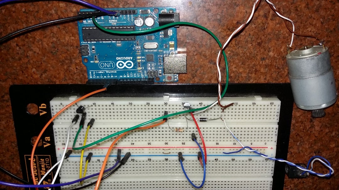 Using a Temperature Sensor to Control the Speed of a Motor Using ...