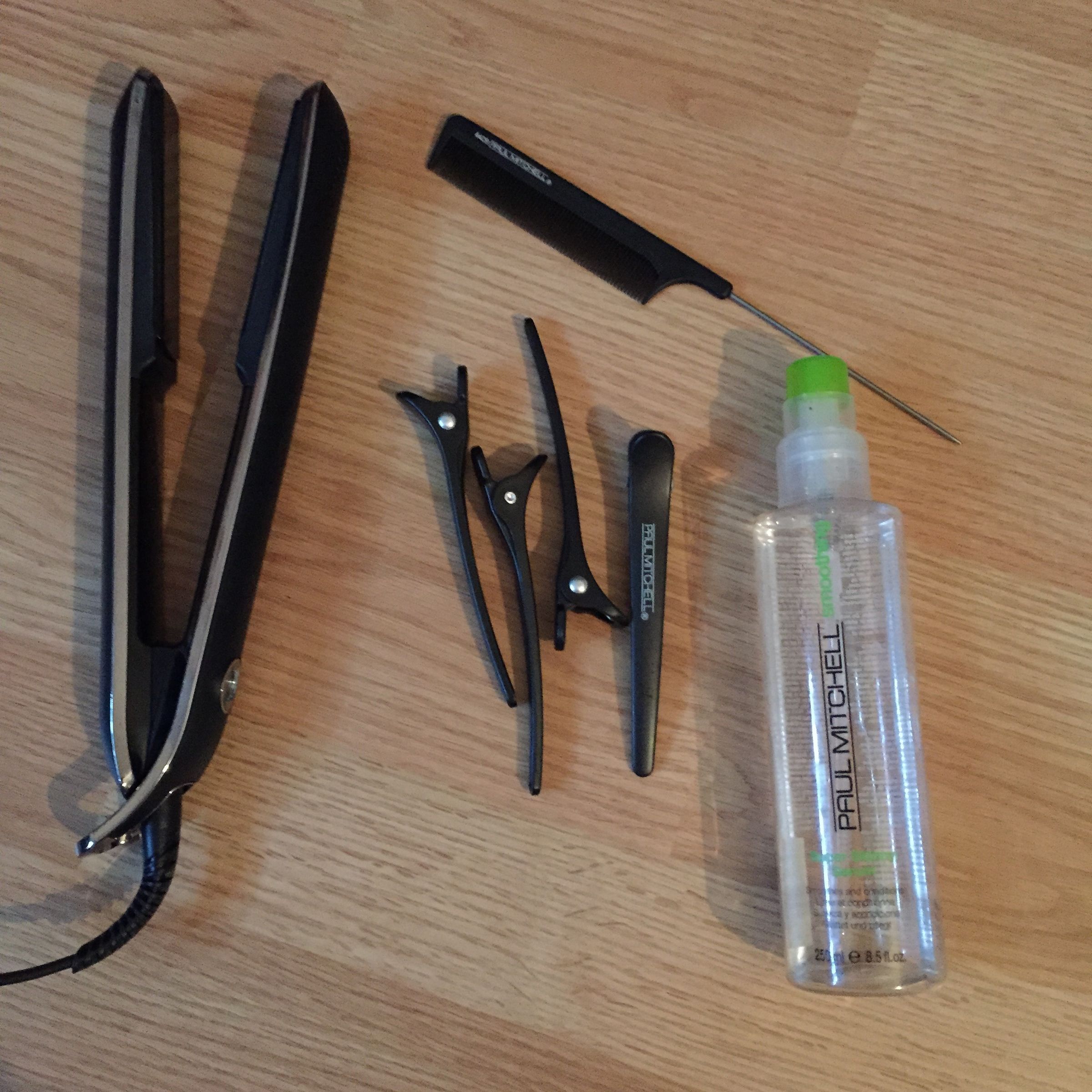 Easy Long Hairstyle Using a Smoothing Iron 6 Steps (with Pictures