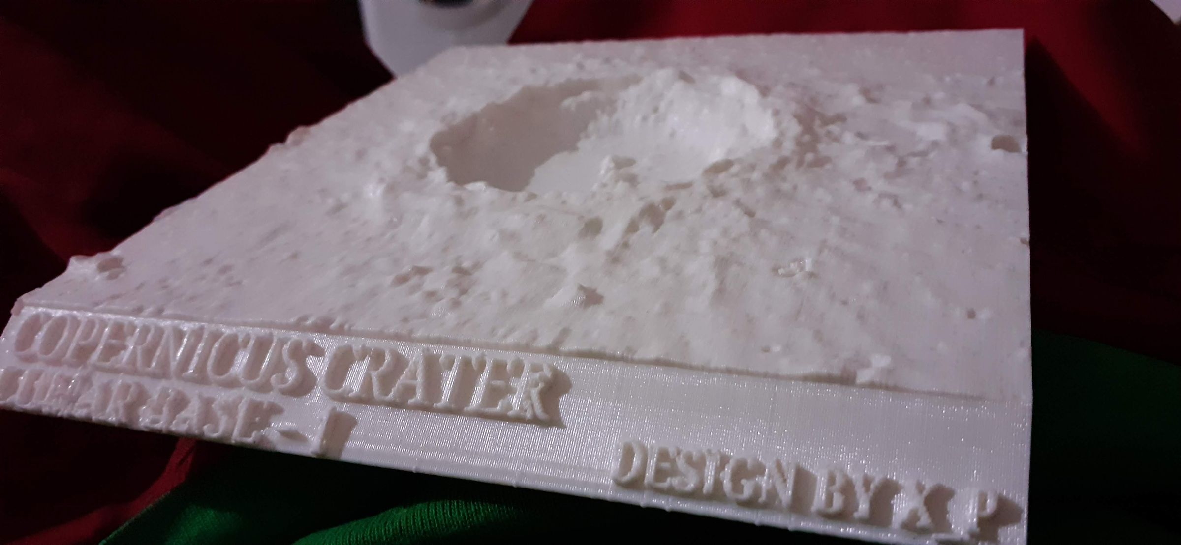 3D Printed Moon Copernicus Crater Desk Décor : 5 Steps (with Pictures ...