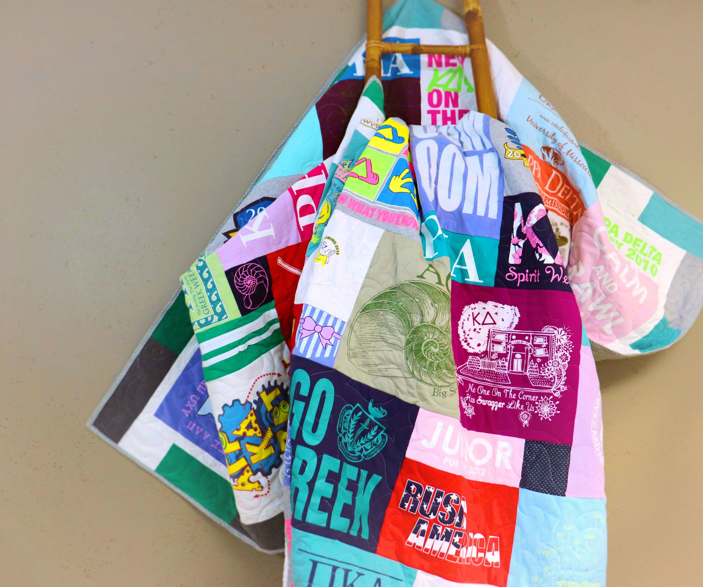 Collage Style T-Shirt Quilt